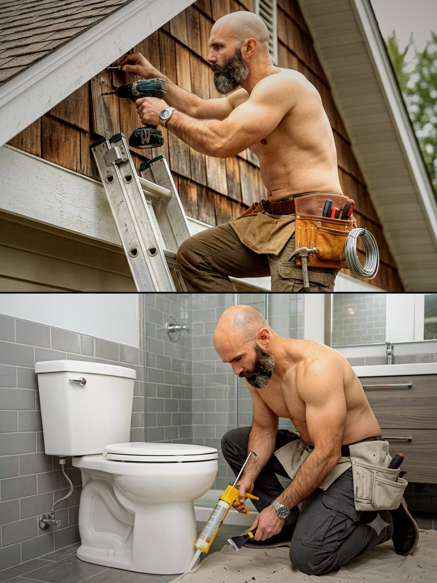 Exterior and bathroom sealing work